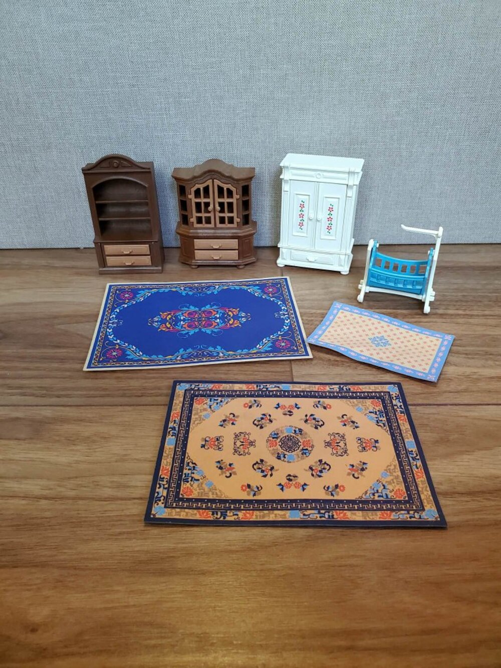 Playmobil Victorian Doll House Living Room Bedroom 7 Piece Lot